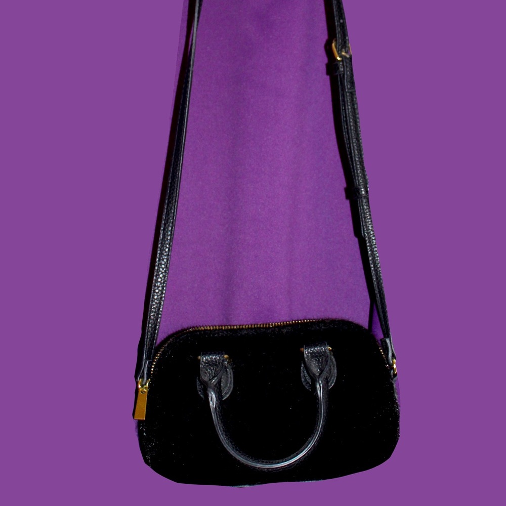 a new day black mini crossbody bag